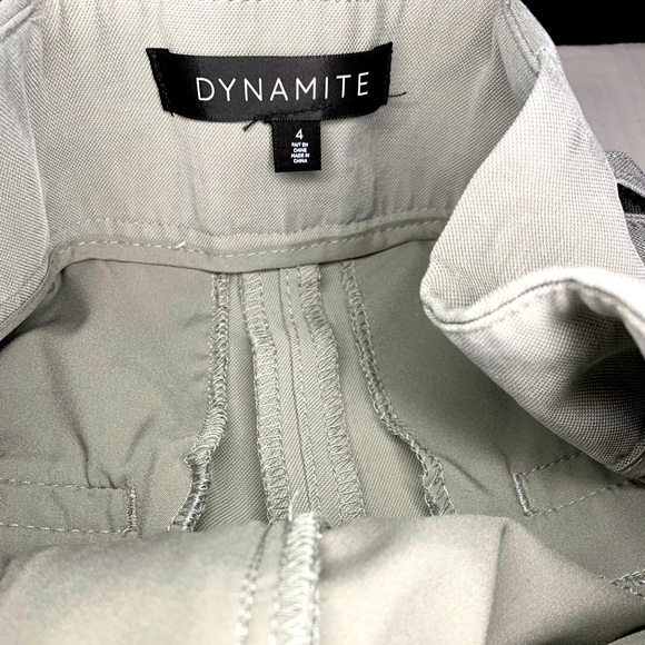 DYNAMITE Women’s grey belted trouser- Size 4 - Picture 5 of 5